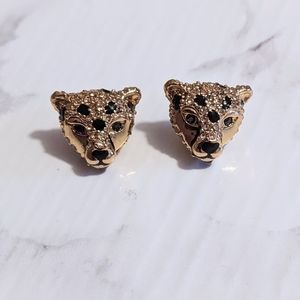 Kate Spade Pave Cheetah Earrings